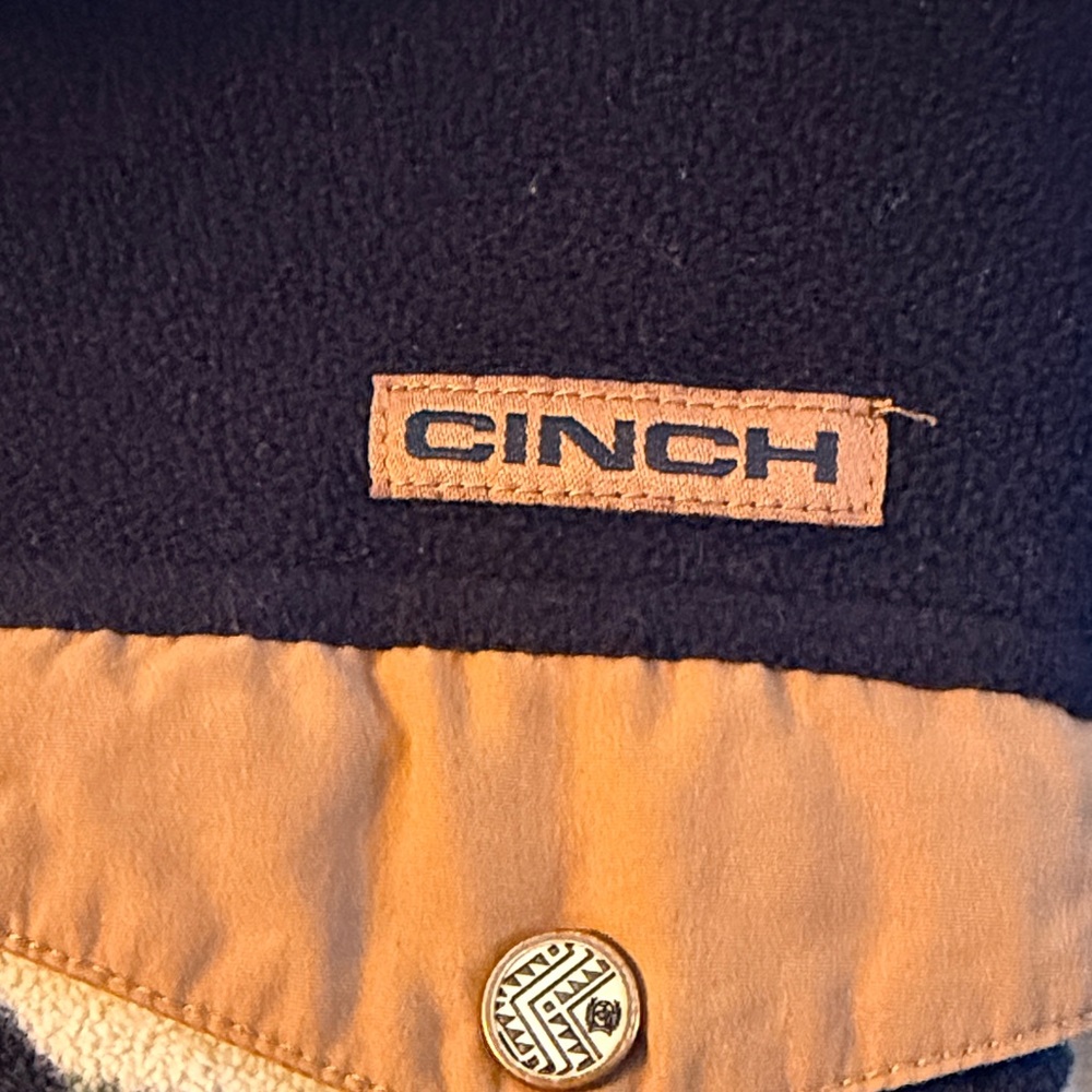 Cinch Black and Tan Patterned Pullover - image 3